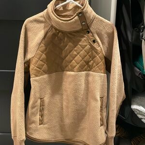 Abercrombie fleece/quilted pullover